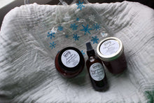 Load image into Gallery viewer, Holiday Gift Pack - Christmas Jam + Magnesium Spray + Lavender Sugar Scrub