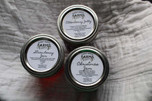 Load image into Gallery viewer, Sweet Sampler - Christmas Jam + Strawberry Jam + Elderberry Jelly