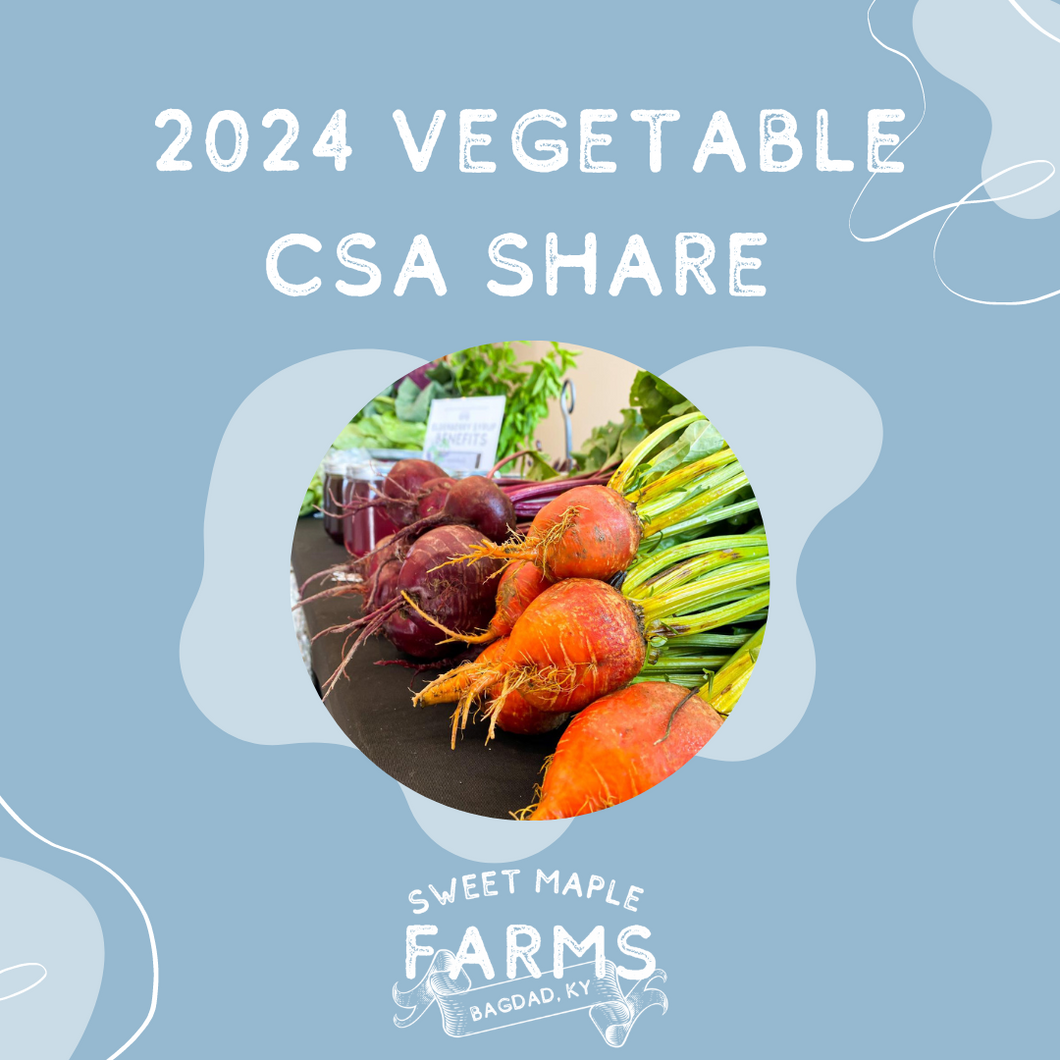 2024 6-Week Vegetable CSA Share Package
